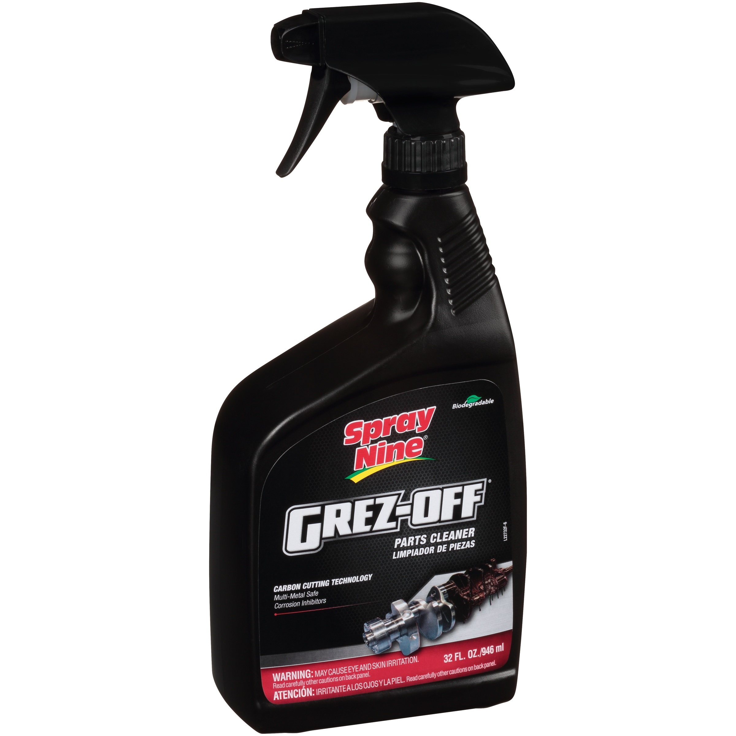 Spray Nine 22732 GREZ-OFF Parts Cleaner And Degreaser 946ML